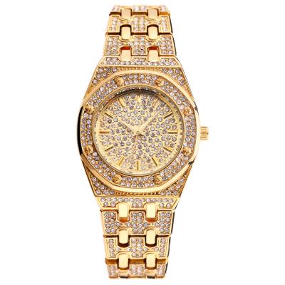 China MISSFOX Fashion Women's Wrist Watch Diamond Ladies Quartz Watch Gold Steel Brand Waterproof Luxury Hot Trend Waterproof for sale