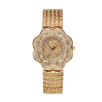 China Waterproof Miss Fox Brand Quartz Rose Watch Women Rose Flower Full Diamond Fashion Clock Ladies Wrist watches mujer de relojes d'horloge for sale