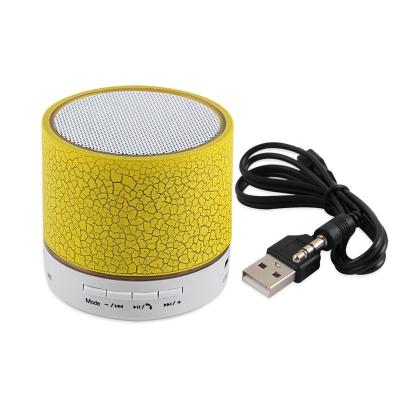 China Wireless New Arrival Outdoor Portable Colorful LED Usb Stereo Sound Music Box Mini Wireless Loudspeaker Crack A9 Speaker With Led Tf Usb for sale