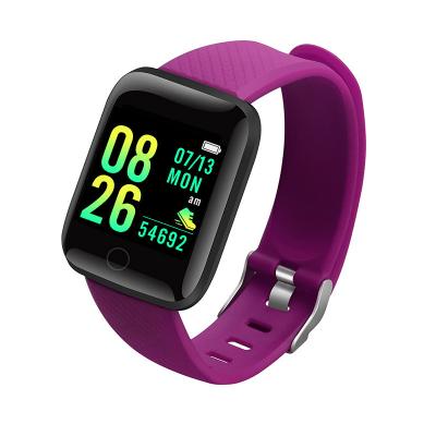 China Touch Screen Amazon A6S Smartwatch Blood Pressure Monitoring Fitness Wrist Band Bracelet 116 Plus Smart Watch for sale