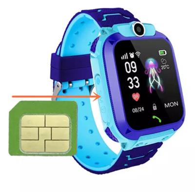 China Touch Screen Child Watch 2023 Newest Model Q12 Kids Smart Watch Waterproof SOS Smartphone LBS Multi-lingual baby watch For boys and girls for sale