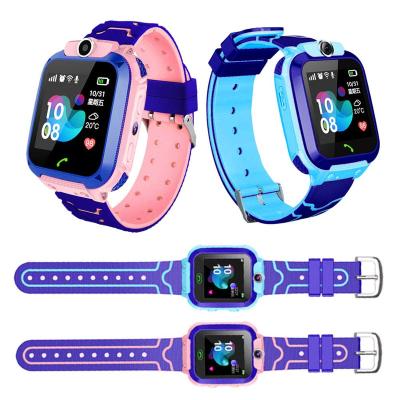 China Touch Screen Q12 kids smart watch with sim card IP67 Waterproof sos camera smartwatch phone LBS tracker watch for children for sale