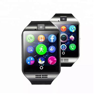 China Touch Screen Wireless Smartwatch Q18 Android Smart Watch With SIM Card and Camera Mobile Watch Phone For All Phones for sale