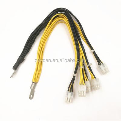 China A.W.G. Industrial Equipment Zaycan Power Supply Cable 6 18 Pin Connector For Computer Case for sale