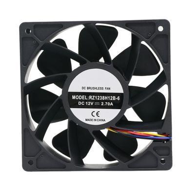 China Computer Case Zaycan Factory Server Cooler Wholesale 12038 Air DC12v 120x120x38mm 4800/6000RPM Fan for sale