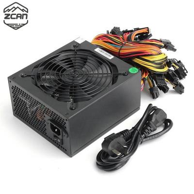 China Multi-output 80 Gold Plus GPUs China Shenzhen 100-240v 1600W 1800W ATX 12V PC Power Supply For 6 Graphics Card for sale