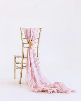 China EUROPEAN chiavari chair covers for weddings, universal chair covers with ruffles for sale