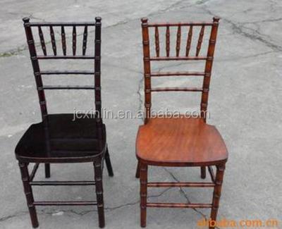 China Hot Sale Solid Wood Banquet and Wedding Wood Resin/Aluminum Chiavari/Tiffany Chair for sale