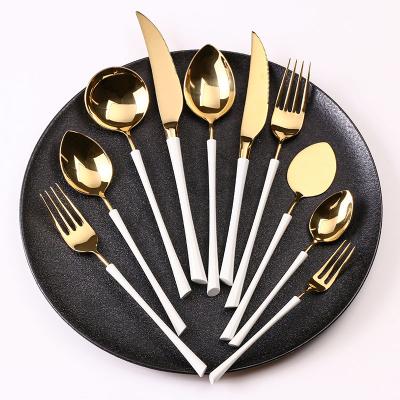 China Durable Durable Europe Style Mirror Polish Cutlery Set Durable Stainless Steel Restaurant Cutlery Set for sale