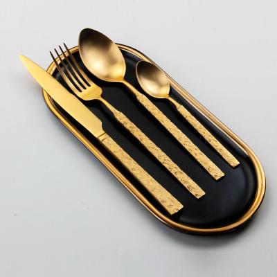 China Home Party Hotel Restaurant Spoon Fork Knife Modern Modern Flatware Cutlery Set for sale