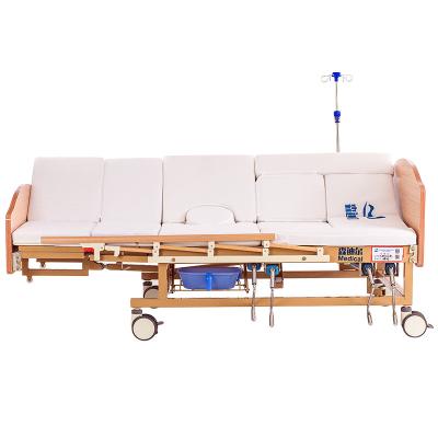 China Health Center Bed Toilet Hospital Bed With Toilet Manual And Electric Nursing Bed for sale