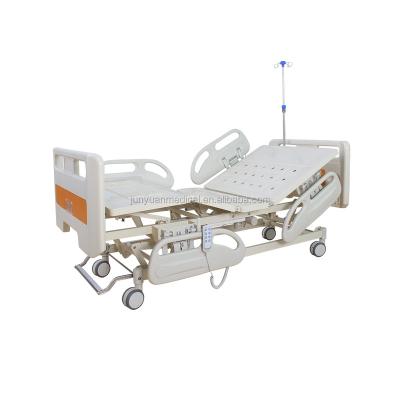 China Metal Factory Medical Equipment Wholesale Hospital Bed Nursing Electric 3 Function Height Adjustable For Patient for sale