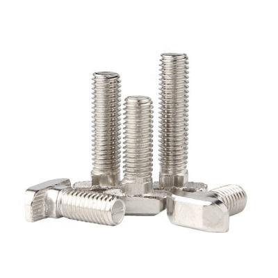 China 2020 Standard Size Small Hammer Profile 2020 Steel T-Slot T-Slot Bolts T-Slot Bolt Head Screws for sale