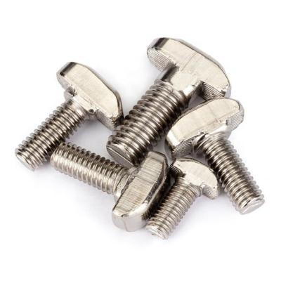 China Carbon Steel 3030 Aluminum Series Profile 8 Slot M8 T-slot Hammer Head Screws for sale