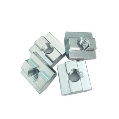 China Heavy Industry DIN Standard Post-assembly M8 Solar T Slot Slider Nut For 8 Slot 4040 Aluminum Extrusion for sale