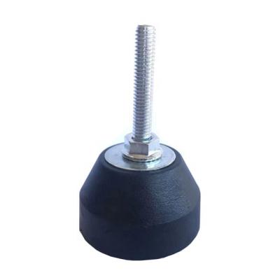 China M6*32-40A Large Industrial Base Slides Plastic Adjustable Furniture Leveling Feet Table Leg Leveler for sale