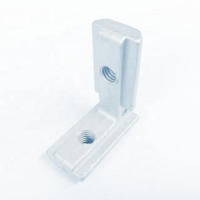 China Aluminum Extrusion Profile 8 Series Blind Brackets , Aluminum Extrusion Profile Inside Hidden Corner Bracket for sale