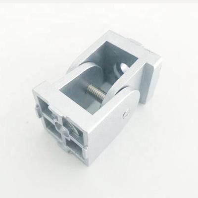 China Industrial 3030 Zinc Alloy Silver Swivel Joint For Connecting Brackets for sale