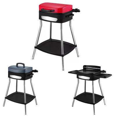 China Detachable Adjustable Height High Power For Camp Easy Party Yard Storage Portable Electric BBQ Grills for sale