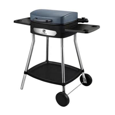 China Easily Cleaned Adjustable Height Folded Outdoor BBQ Grill Wheels Gazebo Grill Smokeless Electric BBQ For A Picnic for sale