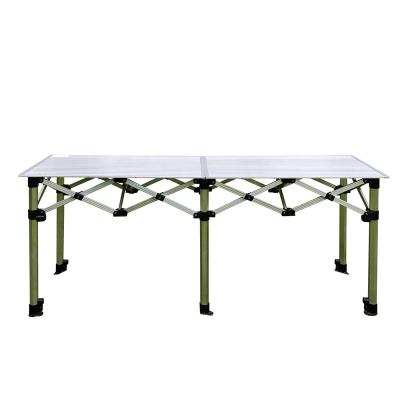 China Luxury outdoor garden hexagon trade show promotion display portable folding aluminum picnic table for sale for sale