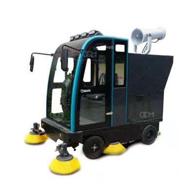 China Critical cleaning road sweeper mechanical electric outdoor sweeper / OCM-E900 (HFS) road cleaning machine without residue for sale