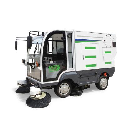 China Factory S1800 Mini Road Sweeper Sweeper Truck Electric Road Sweeper With Vacuum Driving for sale