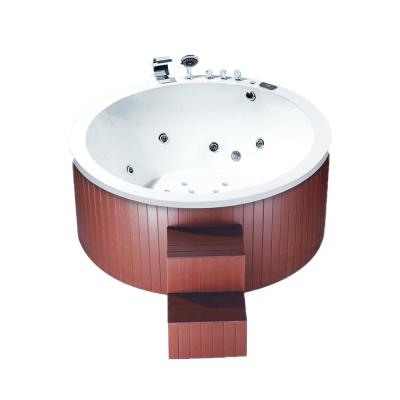 China Hot Selling Round Whirlpool Modern Outdoor Acrylic Bathtub Spa Hot Sale Bathtubs for sale