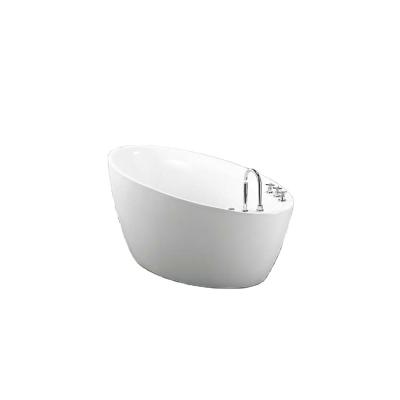 China Fashion Freestanding High Quality Style Approved 1700mm Simple Contemporary Tubs Acrylic Freestanding Bathtub for sale