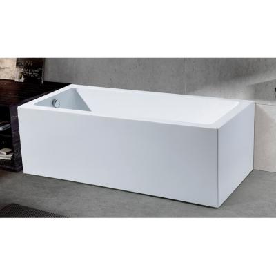 China Modern Freestanding Acrylic One Person Bathroom Project Hotel Bathtub Soaking Tubs for sale