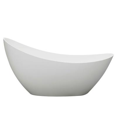 China Free Standing Artificial Stone Indoor Luxury Modern Free Standing Factory Soaking Tubs for sale