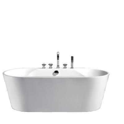 China Freestanding Modern Acrylic High Freestanding Bathtub For Apartment Hotel Accept OEM for sale