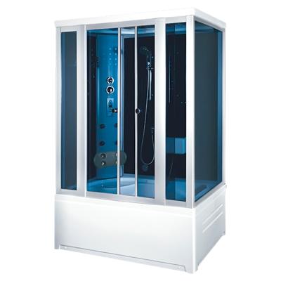 China Good Supplier Selling Multifunctional Indoor Glass Tiles Stone Slab Bathroom Steam Shower Enclosure for sale