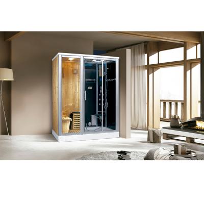 China Multifunctional Indoor Modern Home Combined Large Steam Ozone Shower Dry Sauna Room for sale