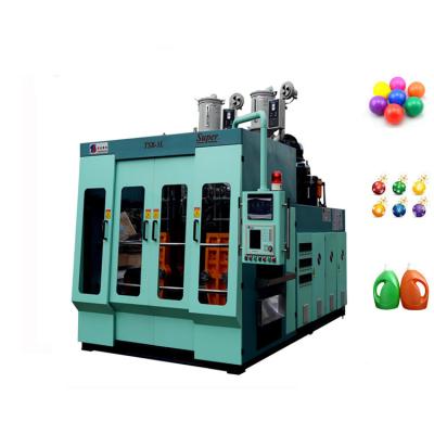 China 1L Bottle PVC Automatic Bottle Extrusion System Servo Blow Molding Machine for sale