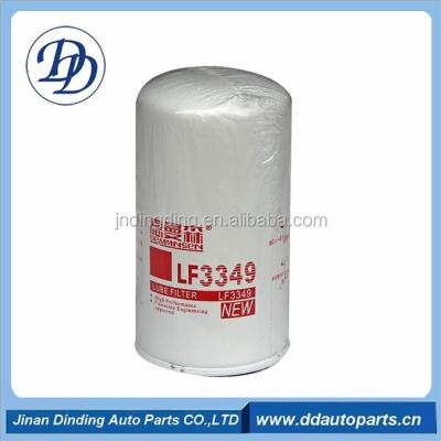 China China manufacture supply LF3349 engine lubrication system spare parts auto oil filter for Dong feng truck standard size for sale