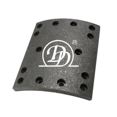 China Heavy Duty Truck Brake System Parts Non-Asbestos Brake Lining Brake Linings Drum Brake Shoe Liner WG9231342068 For Howo Parts for sale