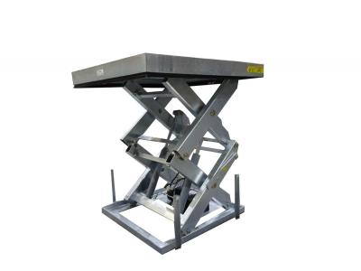 China 1500X1500mm Hydraulic Electric Stationary Scissor Lift Table M3-020115-D22H with Bellow for sale