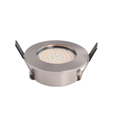 China Adjuatble 230V 5W LED Projector Recessed Ceiling Downlight Brushed Chrome Bezel for sale