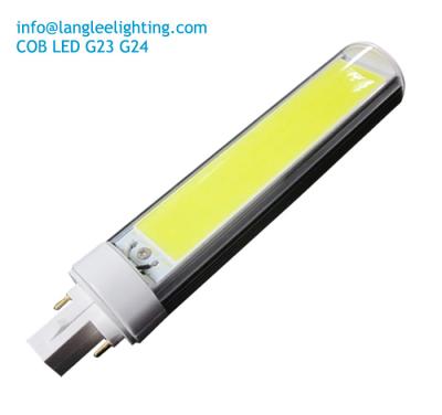 China PL Lamp COB 11W Aluminum Horizontal G-24 G23 E26 E27 LED Ceiling Lamp Bulb for sale