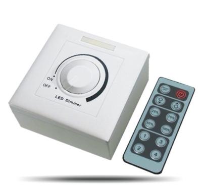 China 20s Delay Off 12-24VDC LED Dimmer With Remote Controller 0AM Single Color Dimming Switch Dimmer for sale