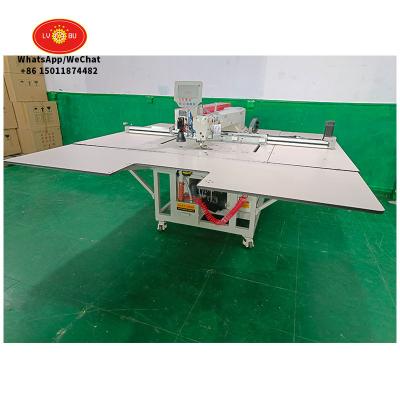 China Automatic programmable caliper sewing machine multifunctional sewing machine with laser cut caliper automatically sewing machine with lazer for sale