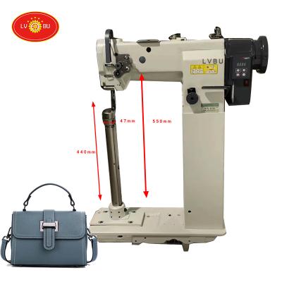 China HIGH-SPEED lvbu 8365 industrial triple feed leather bag union feed post bed sewing machine for sale