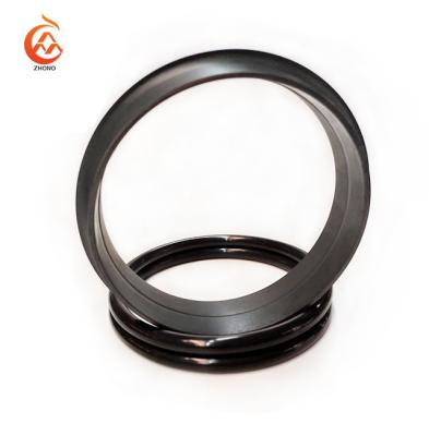 China NBR/HNBR/VMQ/FPM 139*120*32mm Alloy Casting Iron Duo Cone Seal For Agricultural Machinery Parts for sale