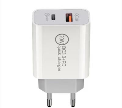 China 20W charger palladium QC3.0 dual port palladium+qc3.0 European charger 18W USA charger palladium+qc3.0 dual port for sale