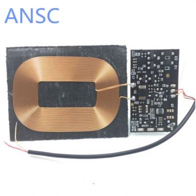 China Mobile Phone 5V 1A 5w RX Module Wireless Qi Receiver Module Wireless Charging for sale