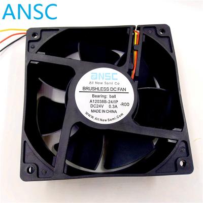 China IP68 120mm Plastic Waterproof Fan 120x120x38 12038 12v 24v 48v DC Axial Fan for sale