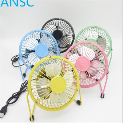 China 4 Inch Portable Fan Plastic Cheap Popular Mini Small USB Fan With Stand Mini Fan for sale