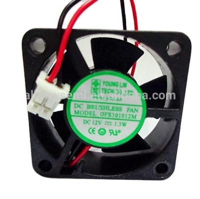 China YOUNGLIN DFS301012M 3010 3cm DC12V car set top box / router / fan hard disk for sale