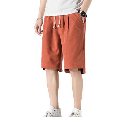 China Anti-Wrinkle Mens Casual Jogging Shorts Cotton Waist Sports Elastic Shorts for sale